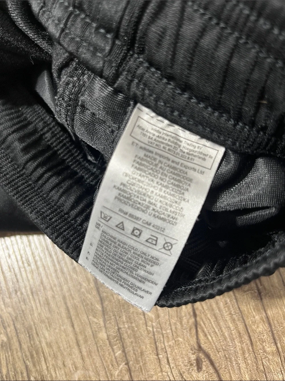 adidas Black Logo Jogger Pants
